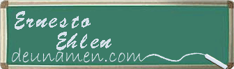 Ernesto Ehlen Visitenkarte